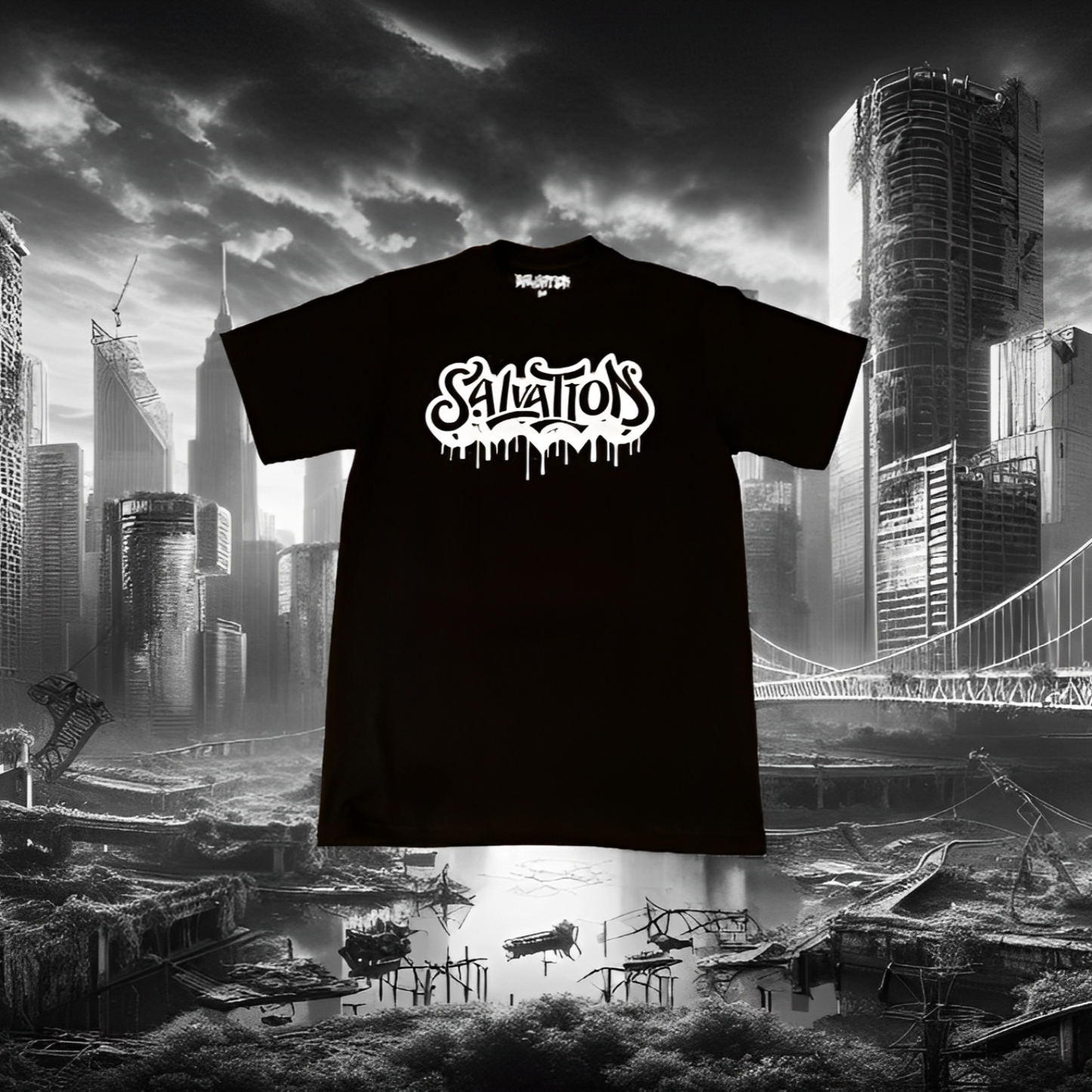Salvation Graffiti T-Shirt (Black)