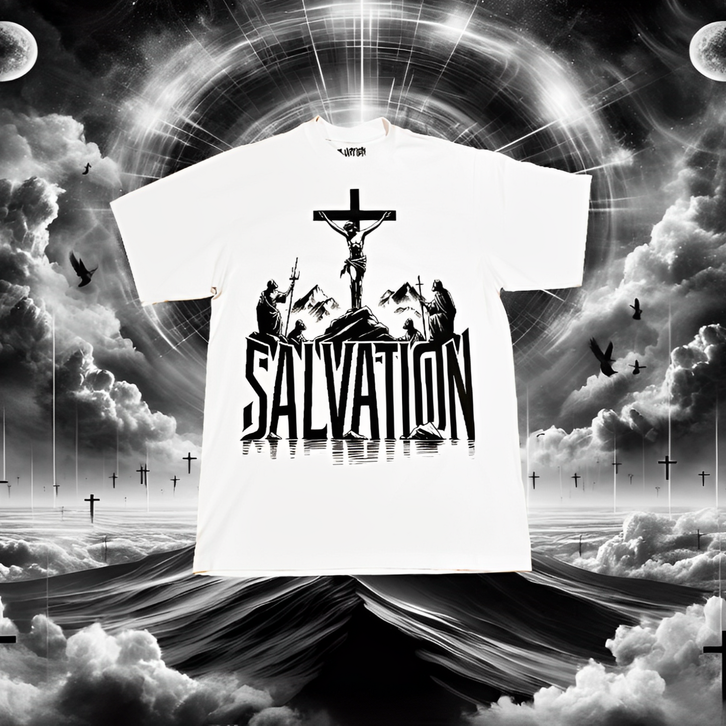Crucifixion White T-Shirt