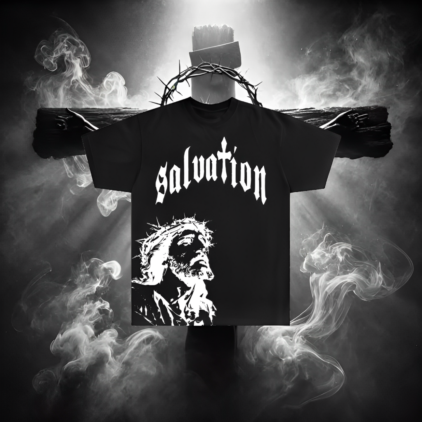 Salvation Logo Black T-Shirt