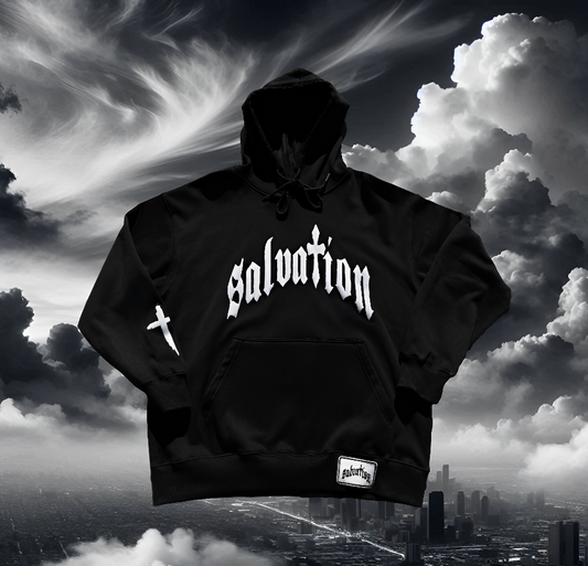 Salvation Puff Print Hoodie (Glow In The Dark)